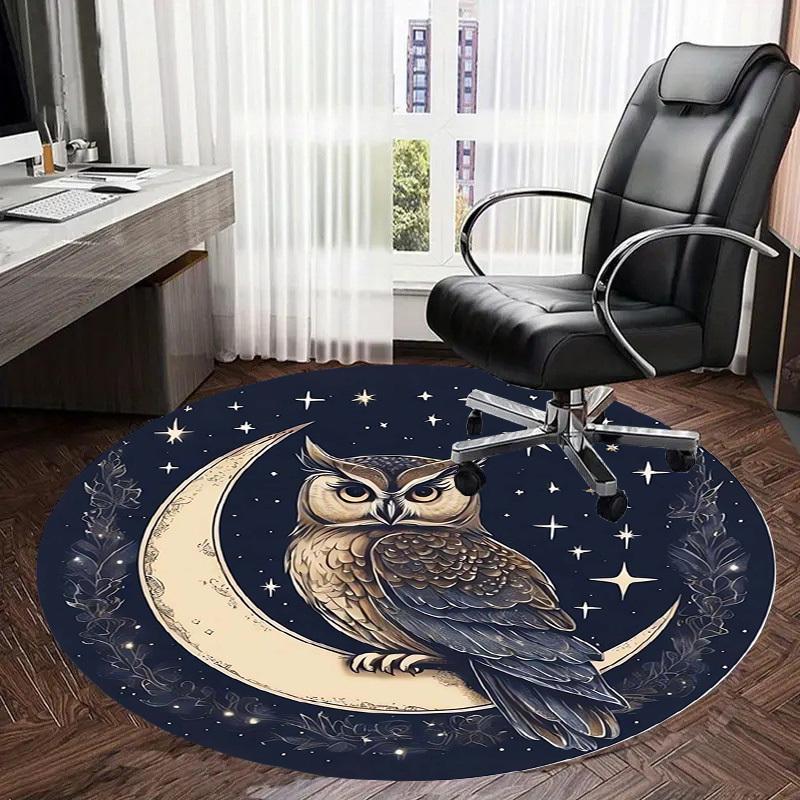 1pc Office Carpet Chair Mats Moonlit Wisdom Perfect for Decorating Office Chairs, Living Rooms, Or Bedrooms.YDT109