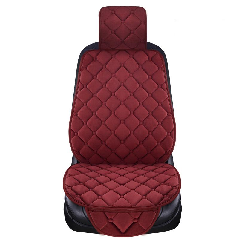 Flocking Cloth Car Seat Cover Protector Universal Front Rear Warm Warm Car Seat Cushion Protector Pad Mat with for Suv