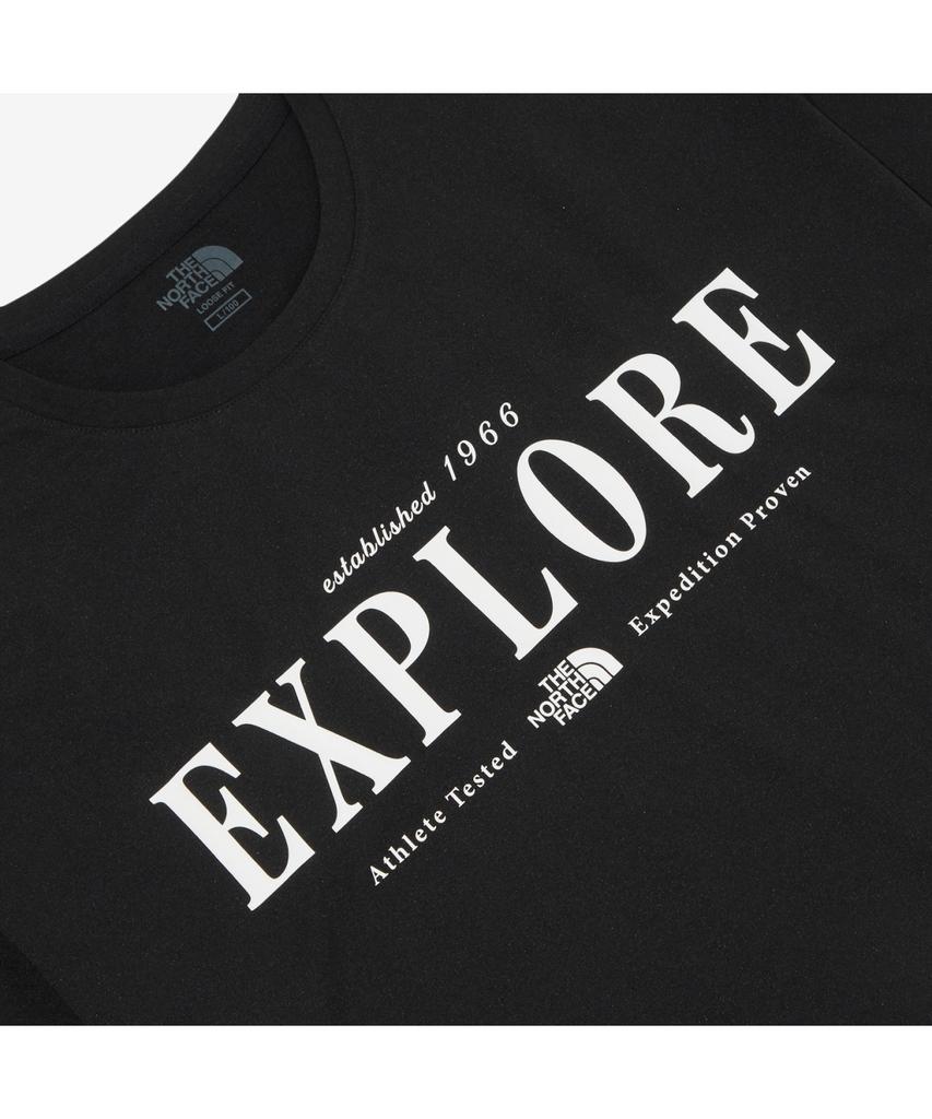 Noseupeiseu Nt7Uq06J Explore Short Sleeve Round Neck T-Shirt Black