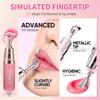OLIBOLLA Spiegel Lipgloss mit Metall-Applikator, Feuchtigkeitsspendender Lippen-Plumper, Reduziert Lippenfältchen, Lippen-Serum Kosmetik