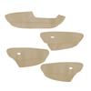 4pcs Beige/Tan Leather Door Armrest Panel Cover Trim For BMW X5 E70 2007-2013