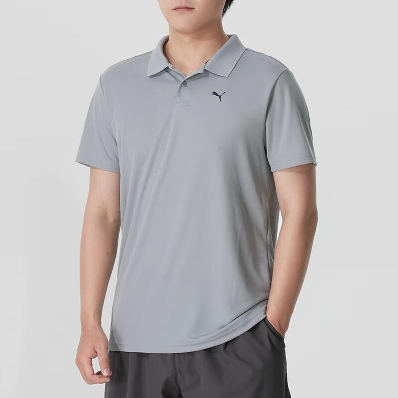 Puma Performance Logo Comfortable Breathable Quick-Dry Short Sleeve Polo Shirt Men tops 528699-08