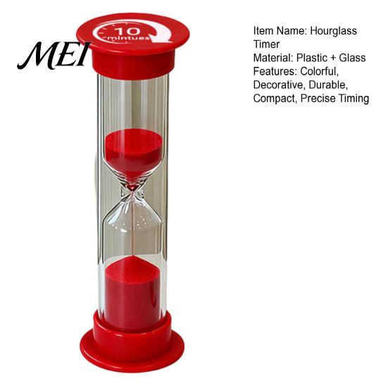 Decorative Sand Clock Colorful Timer, Hourglass Sandglass Accurate Productivity Focus Timer Desk Ornament for Student Study Brushing Teeth School