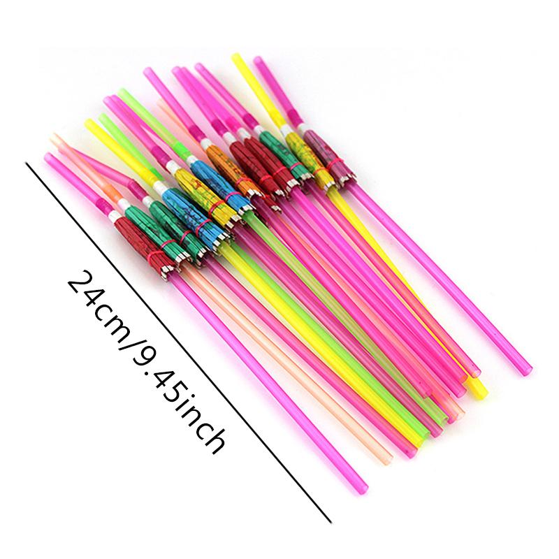 20/50PCS Cocktail Umbrella Straw Random Mixed Color Creative Umbrella Decoration Beverage Straw Party Wedding Kitchen Supply ZYF