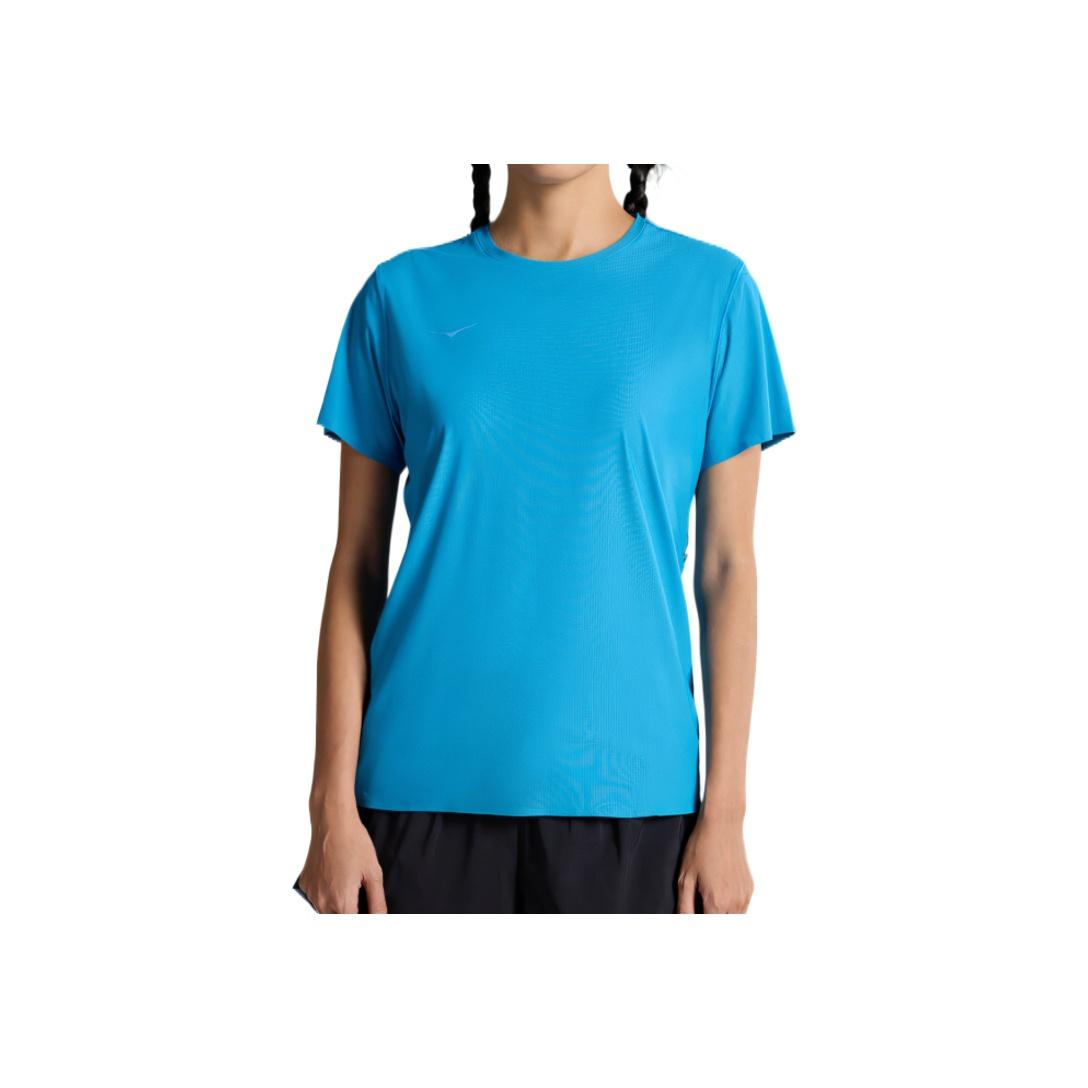 HOKA One One Серия Airolite 2.0 Airolite Футболка с коротким рукавом 2.0 Удобный пуловер Быстросохнущая футболка Женские топы 1175774-HKB L