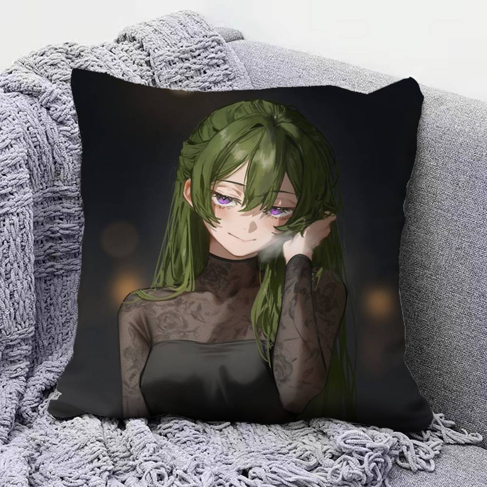 Ubel Sousou No Frieren  Pillow Covers Home Sofa Cushion Covers and Aecorative Custom