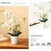 Multi-Bloom Artificial Orchid Bonsai DIY Artificial Faux Plants New Plastic Fake Flower  Home Decor