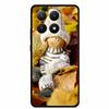 Christmas Cover For Xiaomi 15T 5G Case Black Silicone Cases TPU Santa Claus Christmas Tree Cover Cartoon Deer For Mi 15T 5G 15 T