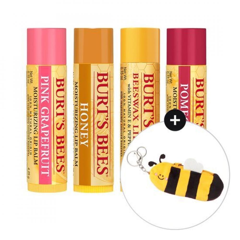 

Burt S Bee [бесплатный брелок для ключей all Young excluSive] увлажняющий бальзам для губ Burt S Bee, выбирайте 1 конопля