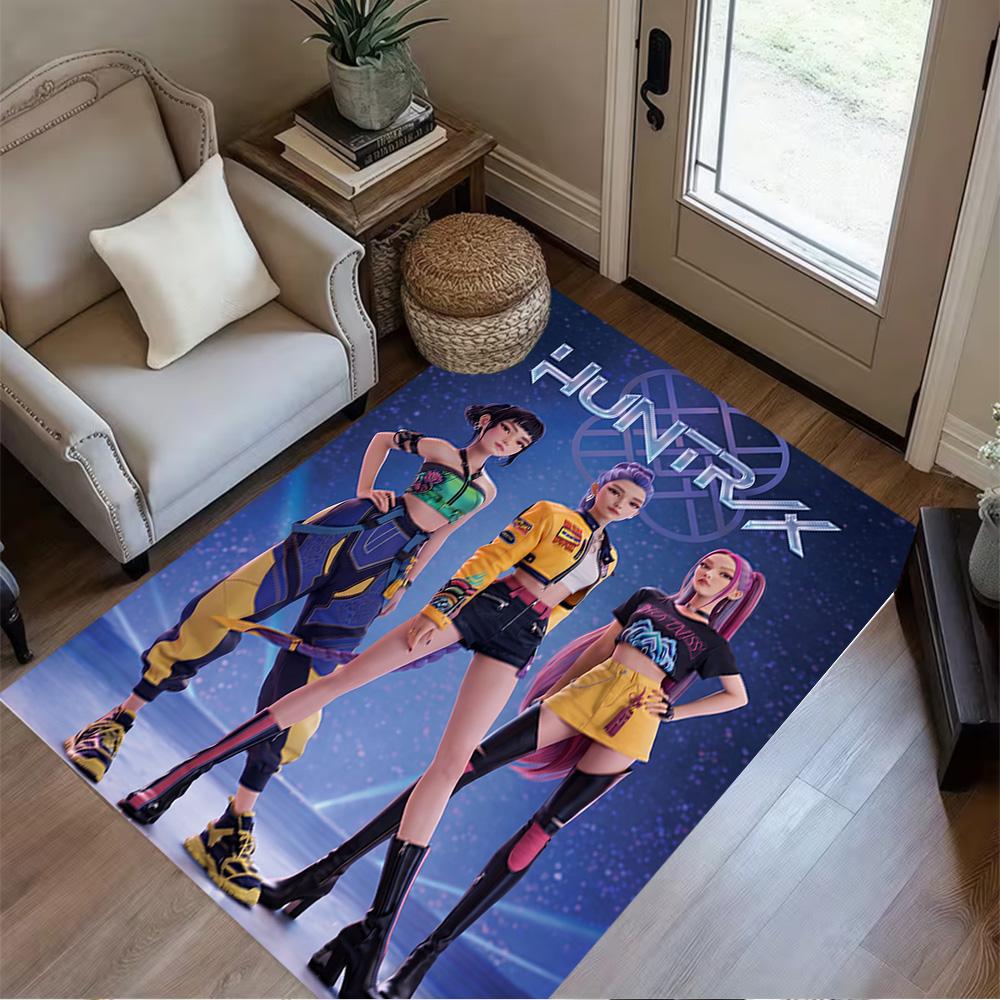 Dance Party Stars Area Rug Design for Game Room Bedrooms Dormitory Kitchen Antislip Carpet Office home decor