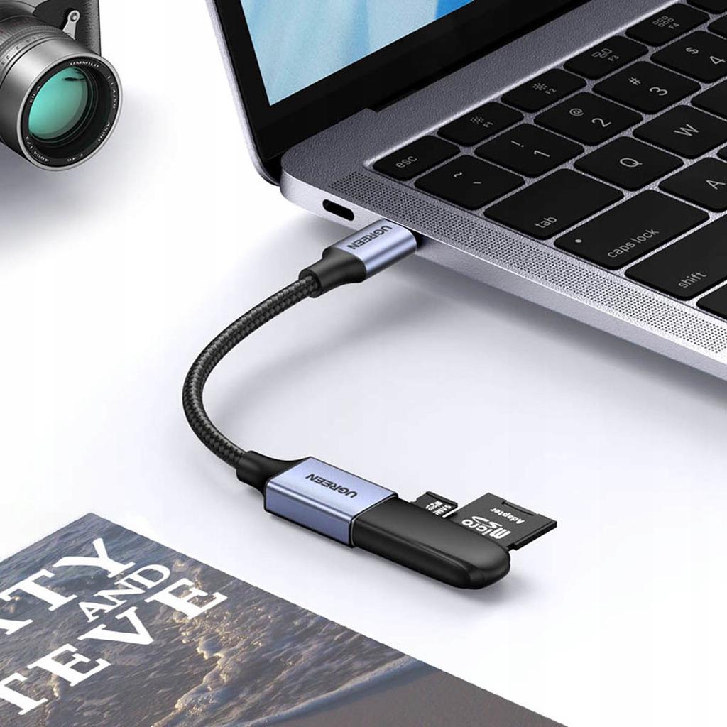 Ugreen Cable Adapter Otg Usb-C - Usb-A 5Gb/s 0.15M Black