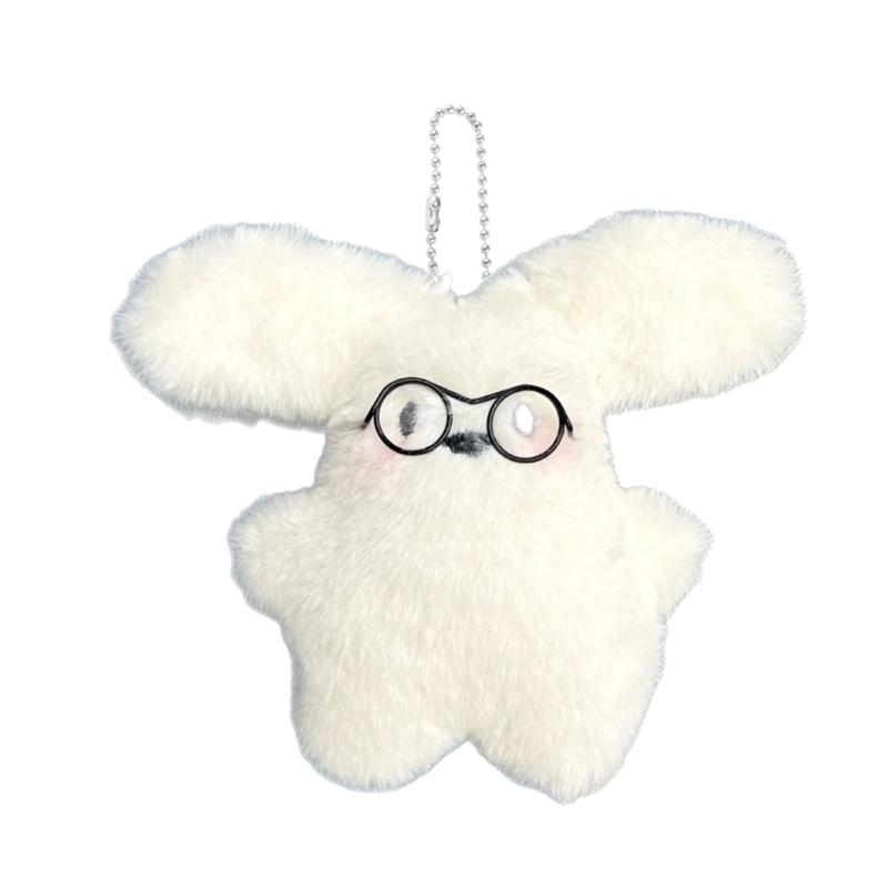 

Plush Flying Puppy Keychain Charm Soft Stuffed Animal Bag Charm Keychain Pendant PP Cotton Texture for Girl and Adults 1