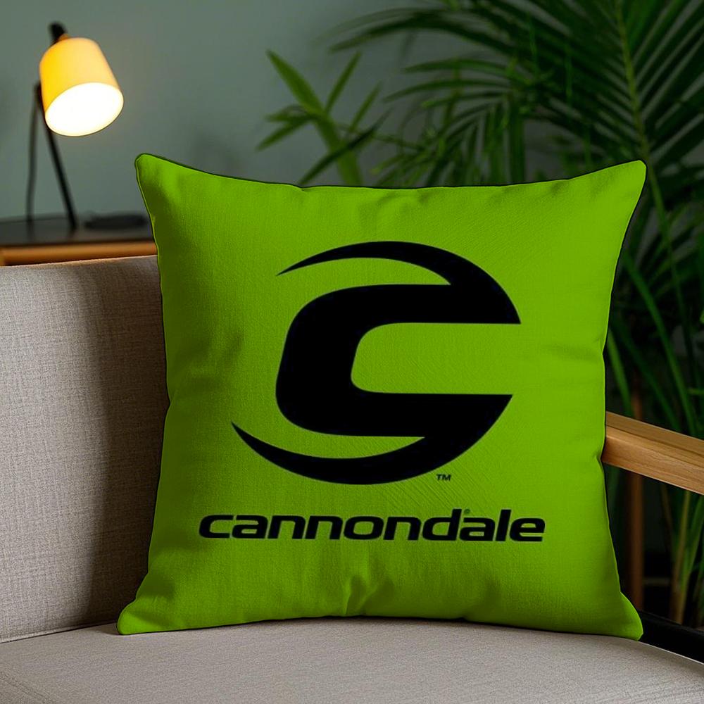 Brand C-C-Cannondaless Cushion Cover Plush Fabric Soft Double-Sided Printed Invisible Zipper Sofa Pillow Case Home Decor
