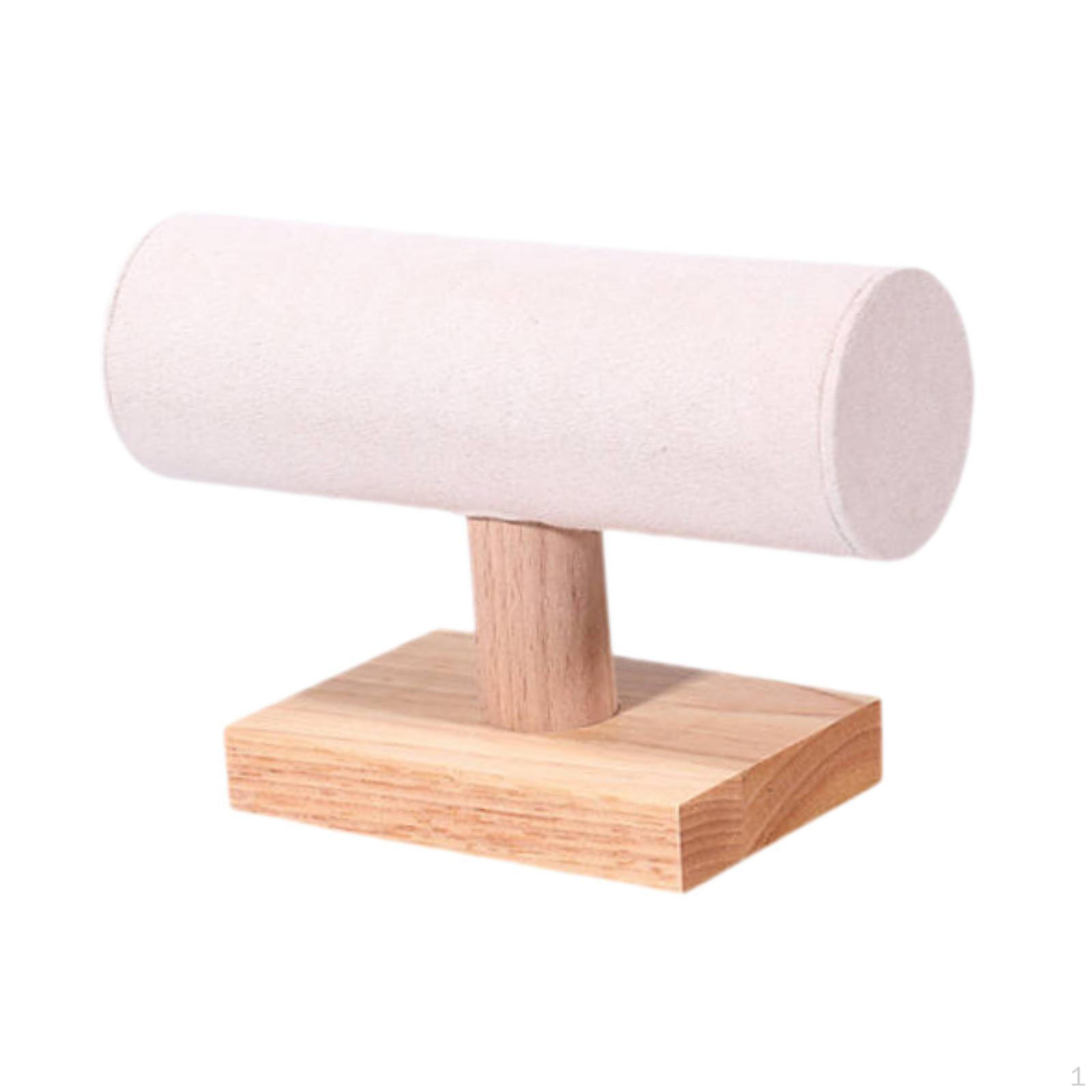 

Bracelet Display Stand, Jewelry Organizer, Single Tier Tabletop Display, Jewelry, Watch Stand for бежевый