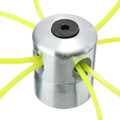 Aluminum Grass Trimmer Head With 4Lines Brush Cutter Head Lawn Mower Accessories Cutting Line Head for Strimmer Replacement Tool