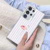 For Samsung Galaxy S25 S24 S23 S22 Ultra Plus S21 S23 S24 FE Laser Phone Case Colorful Marine Organism Striped Base Color Covers