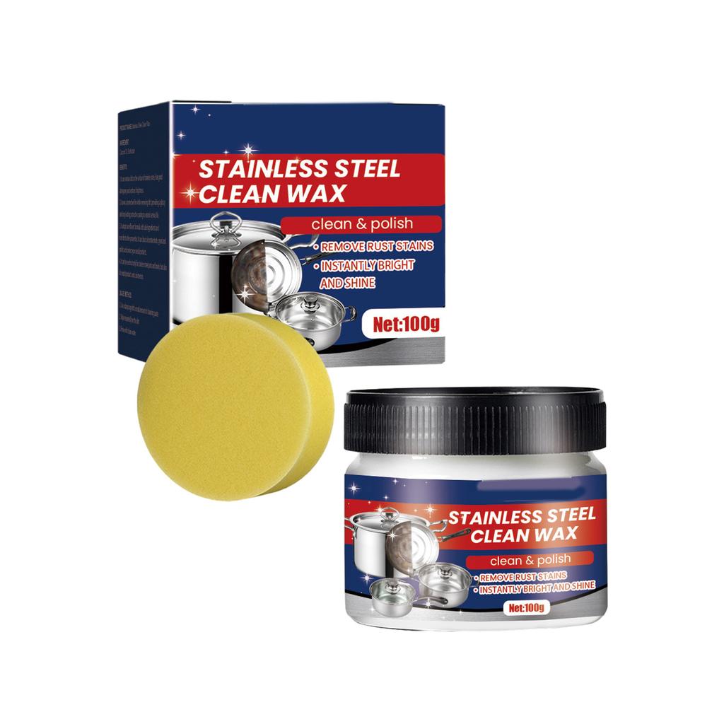 Fast and Convenient Stainless Steel Cleaning Cream Remove Stubborn Stains Effortless Cleaner No Harmful Chemicals