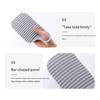 2/3Pcs Mini Washing Board Ergonomic Handle Lightweight Thickened Non-slip Portable Travel Handheld Underwear Sock Towel Laundry Washing Board