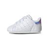 adidas Stan Smith Crib White Iridescent Baby Sneakers Cloud-White Silver-Metallic CG6543