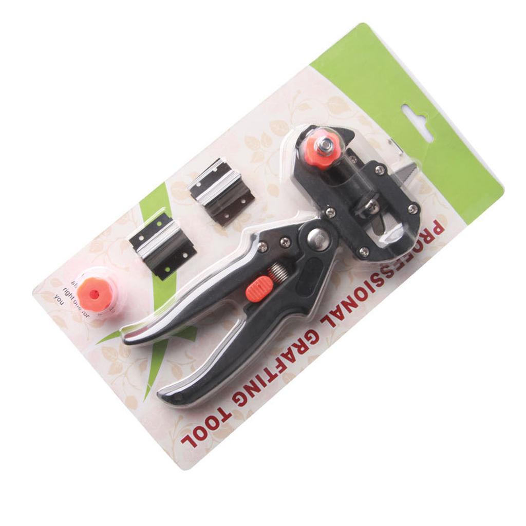Professional Grafting Tool for Fruit Trees with Interchangeable Blades Durable Garden Grafting Pruner for Precise Cutting and Plant Propagation