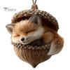 Acorn Ornament Collection Forest Animal Ornaments Acrylic Pine Cone Christmas Owl Tree Decorations Decoration Rustic Nature-Themed Home Decor