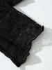 European Style Lace Base Layer Slim Fit Long Sleeve Crochet Hollow Out Women's Top