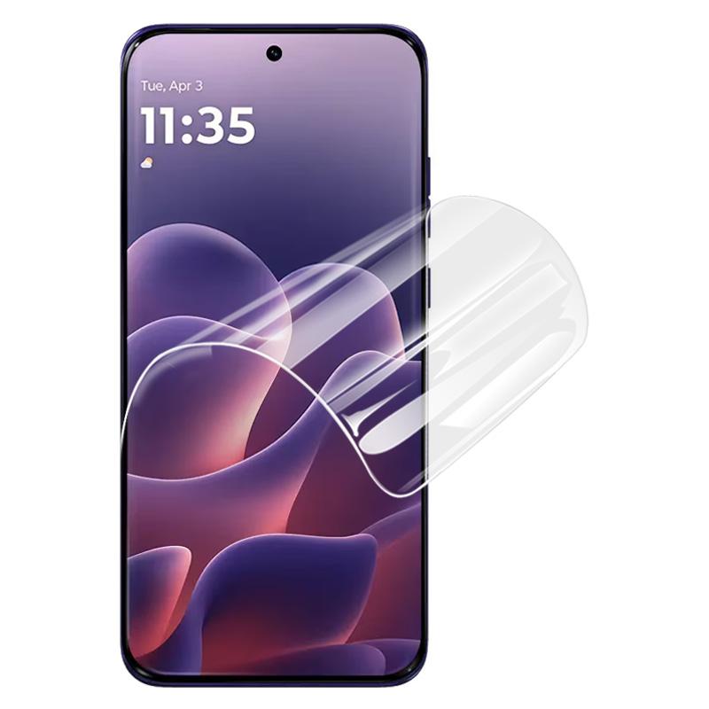 Hydrogel-Folie für Moto Edge 70 Fusion Plus Fusion+ 5G Schutzfolie HD Klar Kratzfest FM0016