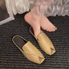 Baotou Spring and Autumn Slippers Women's Medium Heel Casual Fashion Slippers