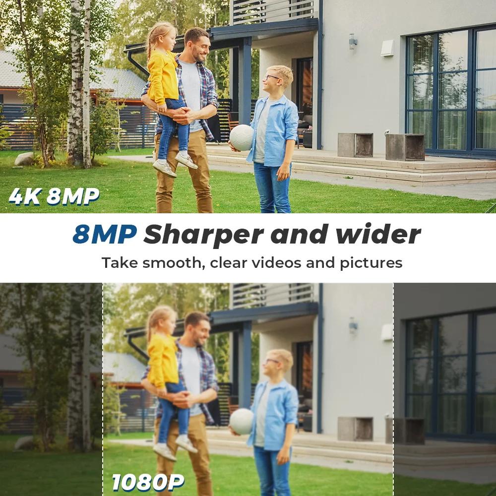 EU 36X optický zoom 8MP WiFi PTZ kamera Duální objektiv Venkovní Ai CCTV kamera Audio 120M IR noční vidění IP kamera Zabezpečení