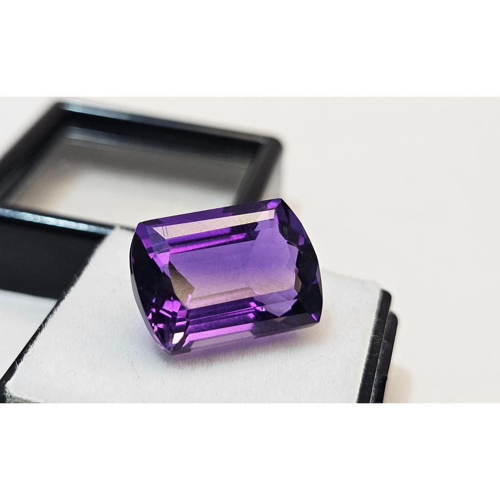 Natural Purple Amethyst 10+ Ct Cushion Cut Fabulous Loose Gemstone
