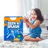Ultimátní sada Hledej a bazén - 64 třpytivá hra Hledej a najdi, Vzdělávací vodní hračka STEM pro chlapce a dívky 6-12