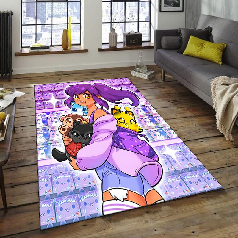 1pc Anime A-AphmauS (2) Design Area Rug - Non-Slip, Soft & Cozy Floor Mat for Living Room, Bedroom, Office - Indoor/Outdoor Decorative Carpet