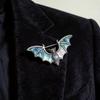 Animal Crafted Shell Bat Brooch Pin Pendant Decorative Jewelry For All Genders