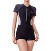 One Piece Swimsuit Women's Black White LSYV463-1