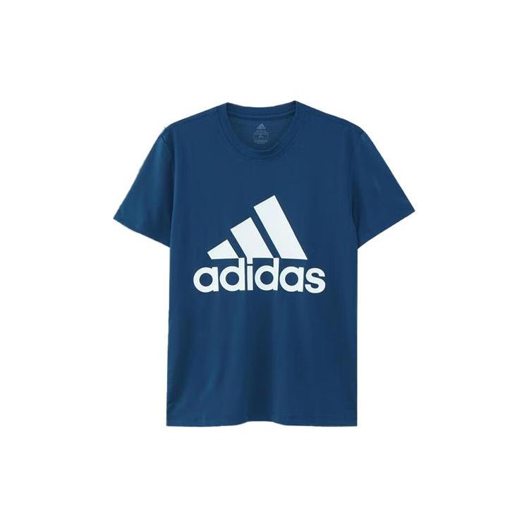 Adidas Set in Sleeve T Shirt Men s Blue GJ2721 S