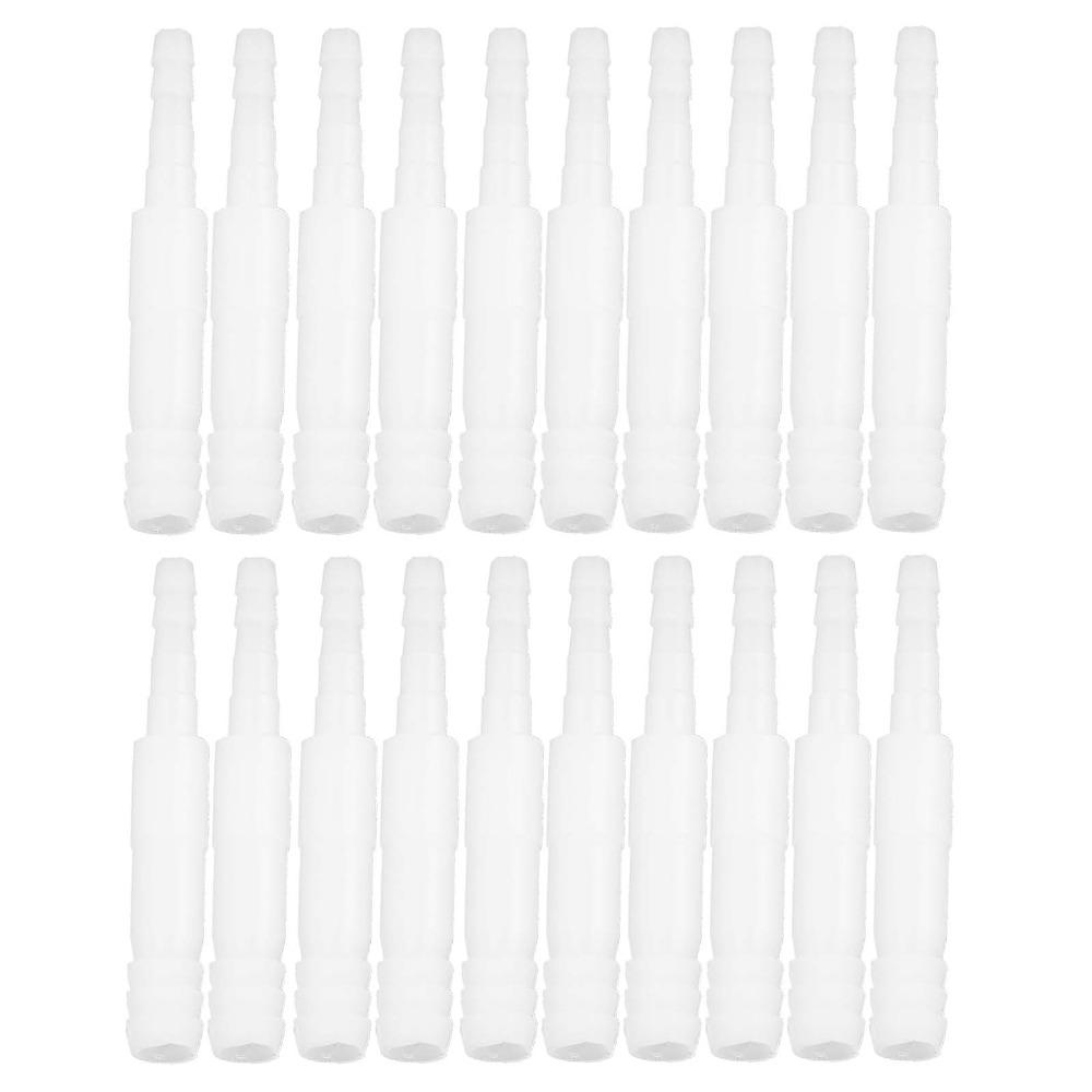 Conjunto de 20 peças Conector de Tubo de PVC Prático 4mm para 8mm Conversor de Mangueira de Aquário Montagem de Aquário