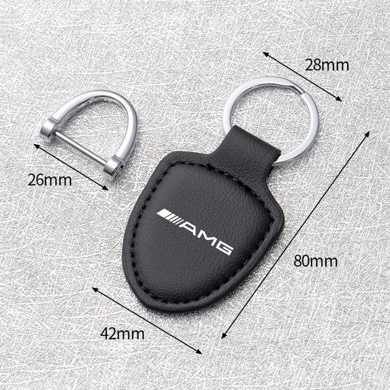 Auto Leder Schlüsselanhänger Ring Luxus Schild Schlüsselanhänger Reifenventilkappe Für Mercedes Benz AMG GLE GLS CLA CLE GLC CLS GLA W223 W213 WI3