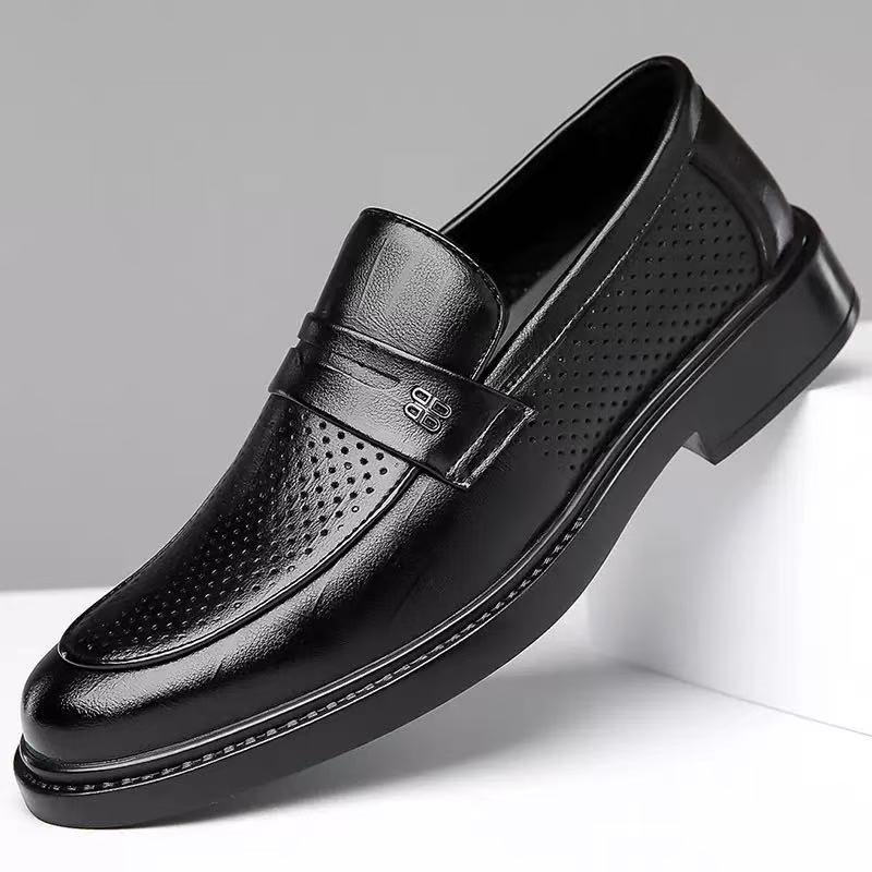 British Business Leather Shoes for Men High Quality Designer Shoes Fashion Loafers Men Solid Color Luxury Platform Shoes for Men