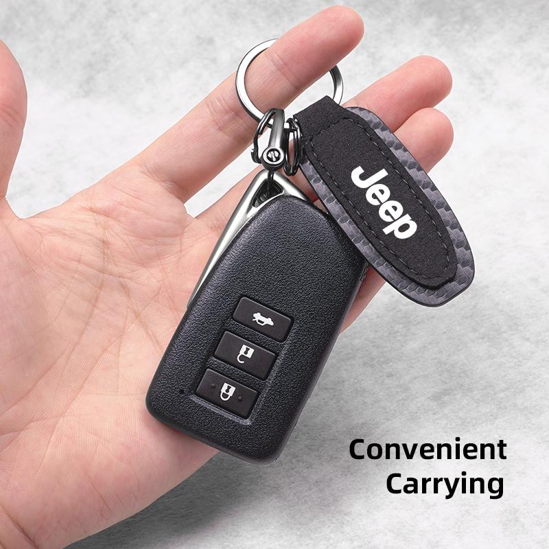 För Jeep Billemblem Nyckelring Hänge Bil Smarta Nyckelringar För Jeep Renegade Compass Grand Cherokee Wrangler Patriot Rubicon Li