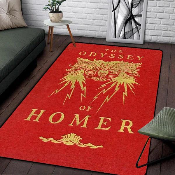 Ancient Greek Homeric Mythology THE ODYSSEY Printed Carpet for Living Room Sofa Bedroom Bedside Mat Bathroom Decoration