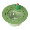 Yousheng Drain Basket, Cactus Shape Sink Strainer, Removable with Quick Draining Anti-Clog Design, Durable Plastic Kitchen Tool