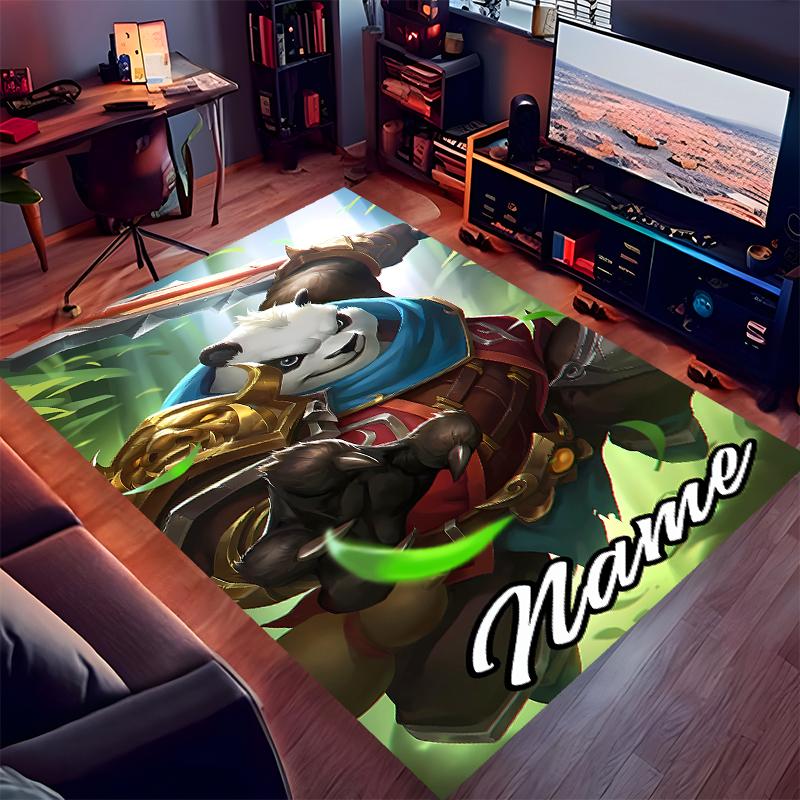 Custom personalization World of Warcraft Print Area Rug - Soft, Washable Non-Slip Indoor Mat,Living Room,Home&Office Decorative Rug