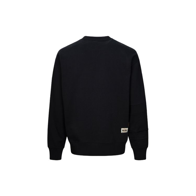 Evisu Pullover Seagull And Buddha Head Print Multi-Pocket Oversized Crewneck Sweatshirt Men sweatshirt 2ESHTM4SW8044LFCT