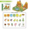 Digou Ice & Snow Park Diamond Pattern Magnetic Building Blocks for Kids