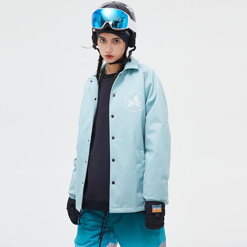 

Ski Jackets for Women Outdoor Winter Warm Snowboarding Jacket for Men Waterproof Windproof Skiing Jacket Unisex Breathable Insulated Snow Coat XL синий