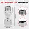 M22 High Pressure Washer Adapter Quick Release Connector 360 Degree Rotatable Adapter Car Washer Outlet Adapter