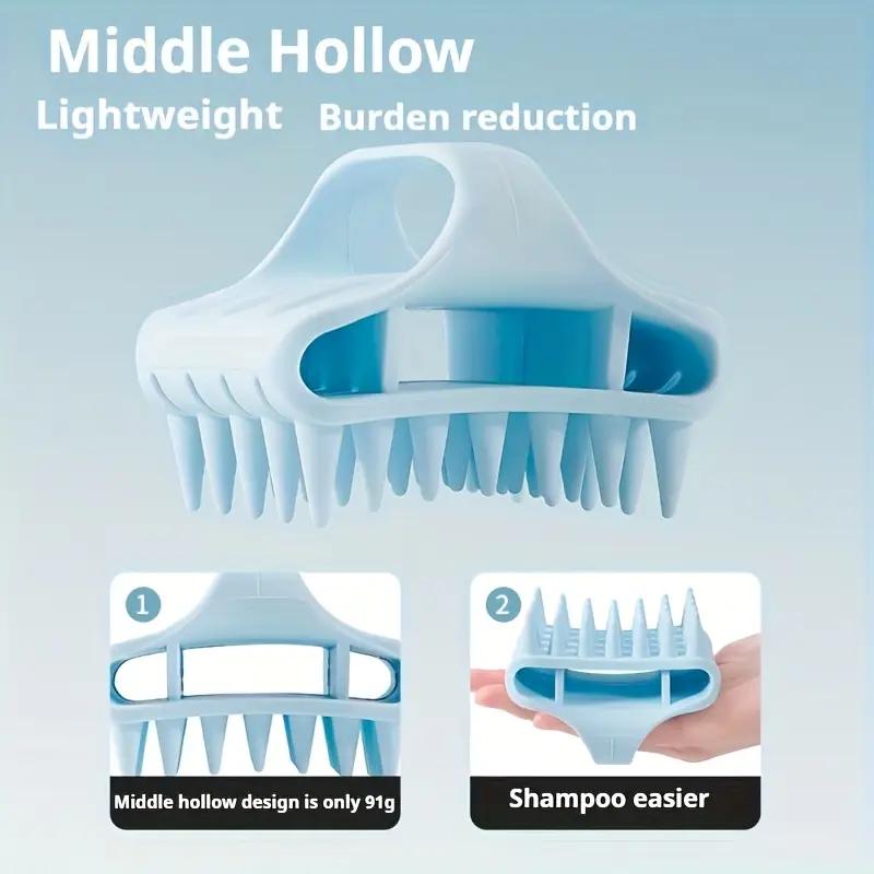 New Shampoo Artifact Silicone Shampoo Comb Scalp Massage Head Special Shampoo Cleaning Bathroom Shampoo Comb