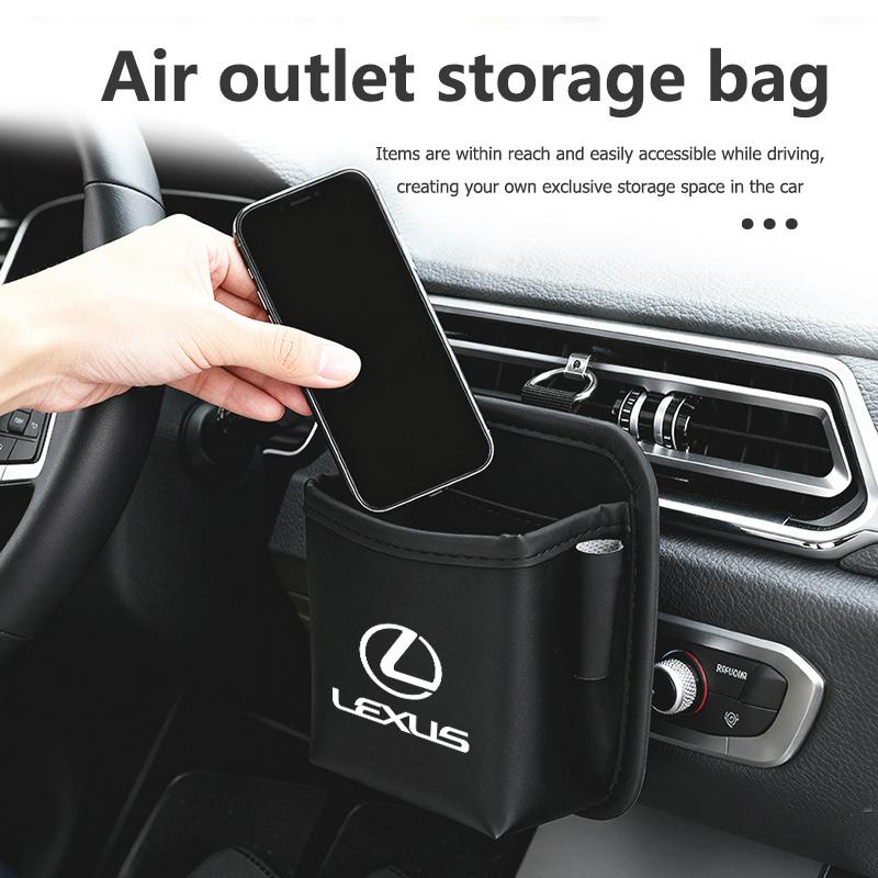 For Lexus Car Car Air Outlet Storage Box Phone Glasses Organizer Auto Styling Accessories RX350 IS250 CT200h ES250 ES300h NX300hBL1