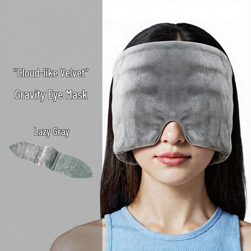 Adjustable Gravity Eye Mask for Men and Women - Light Blocking for Sleep and Naps