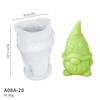 2024 Christmas Gnome Candle & Tree Diffuser Mold: 3D DIY Silicone for Plaster & Stone
